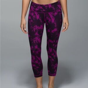 Lululemon Purple Wonder Under Leggings
